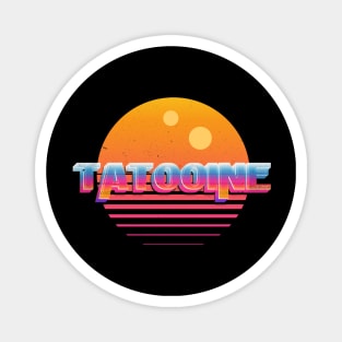 Tatooine Retro Magnet